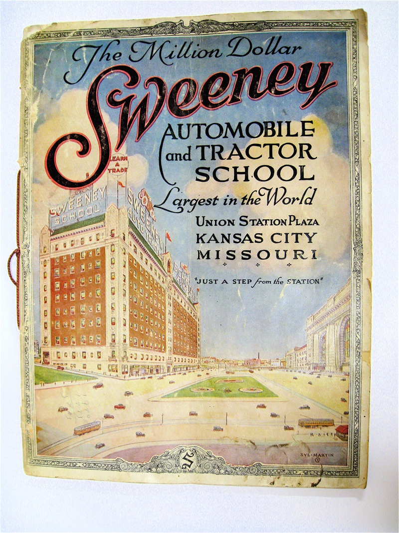 Front cover of the 1920 edition of the Sweeney Catalog.