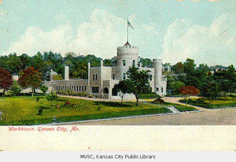 Postcard of the Workhouse Prison
Credit Missouri Valley Special Collections, Kansas City Public Library, Kansas City, Missouri