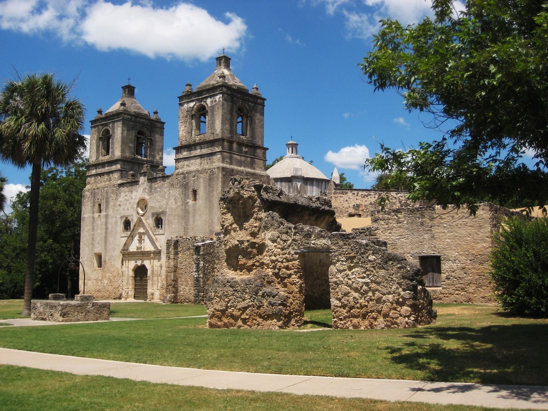 Mission Concepción church is the oldest unrestored church structure in the country.