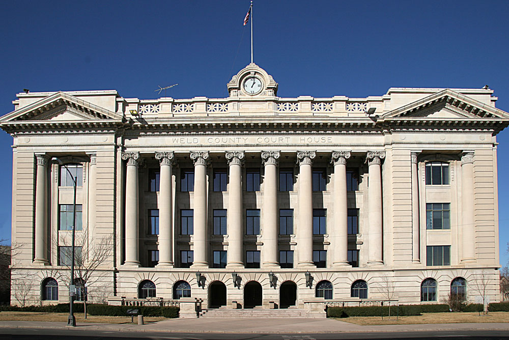 Weld County Courthouse was dedicated on July 4, 1917