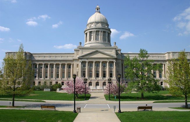 The Kentucky Capitol Building is fourth for the Commonwealth. It opened in 1910 and was designed in the Beaux Arts style. 