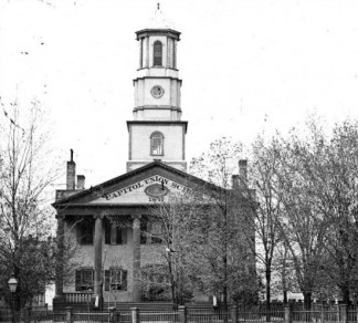 The first public library in Detroit was housed in the first State Capitol building in 1865