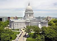 The Wisconsin State Capitol was built in 1917 and features the largest dome made of granite in the world.