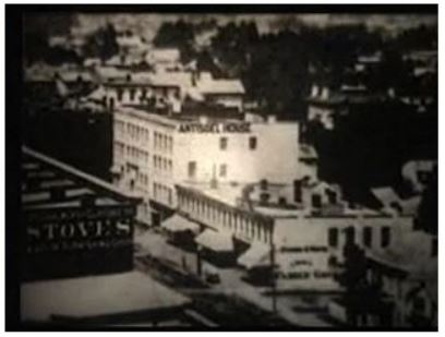 A hotel has stood on the site of the Book Cadillac since the early 1830s. The Antisdel Hotel was one of the earlier hotels built on this site in downtown Detroit.