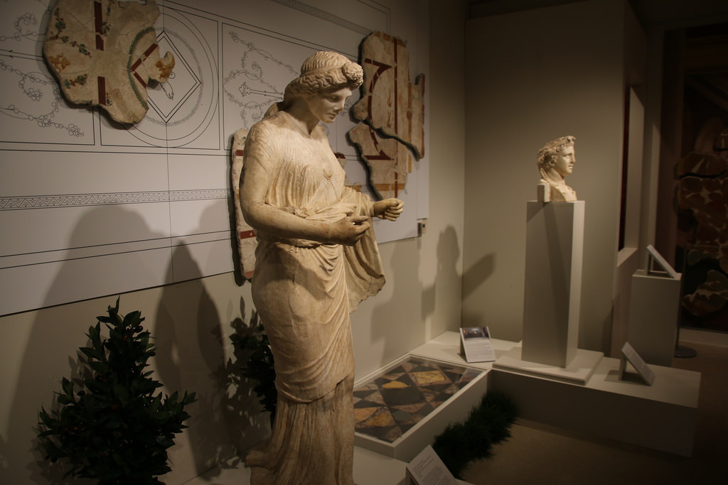 Exhibits in the Kelsey Museum