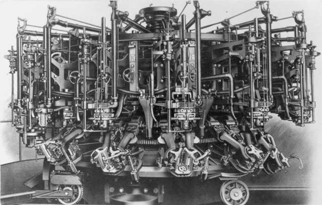 The bottle-making machine helped transform the glass industry. (Courtesy of WVSA)