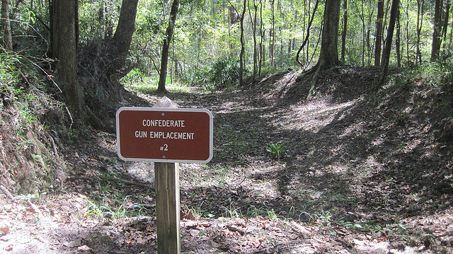Although no Civil War battles took place in Torreya Park, Confederate soldiers resided within the park and were prepared to fight.