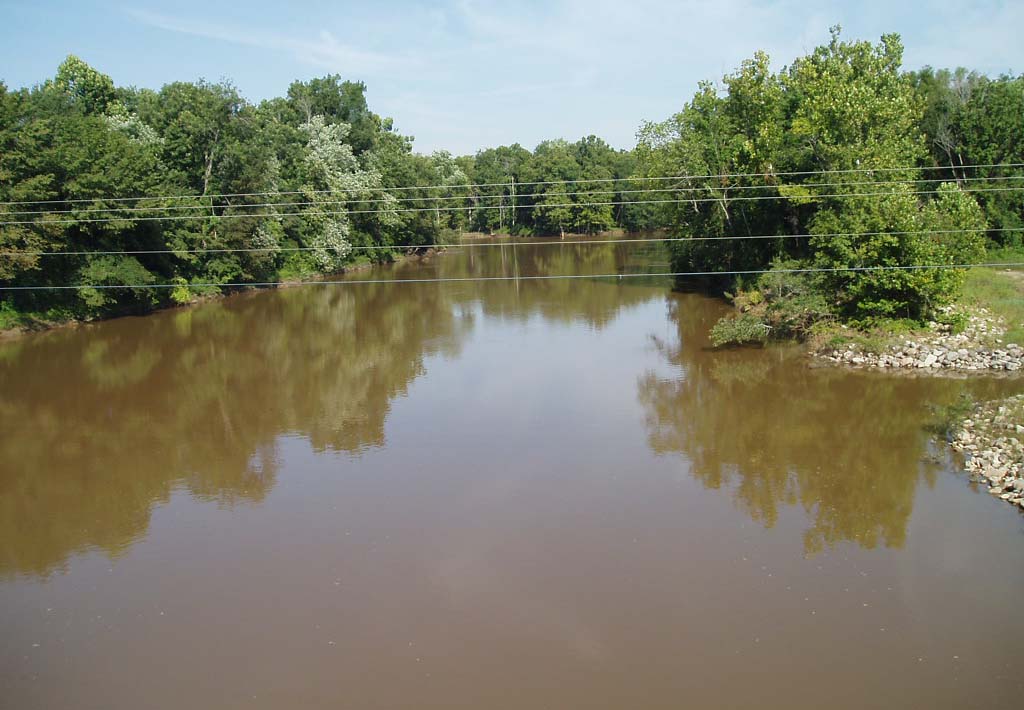 The Hatchie River that Van Dorn was able to cross during the battle
