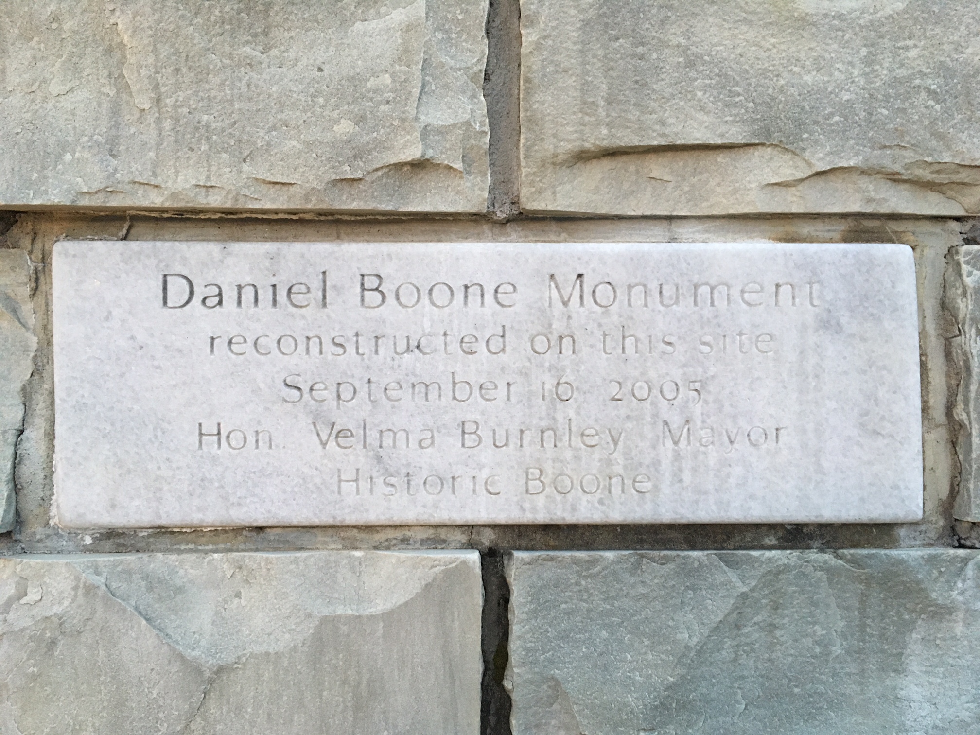 Rededication Plaque