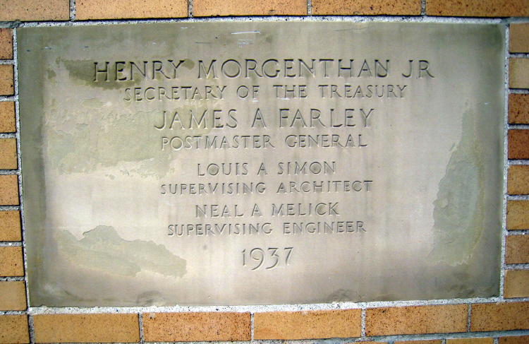Rochester Post Office cornerstone, 2012