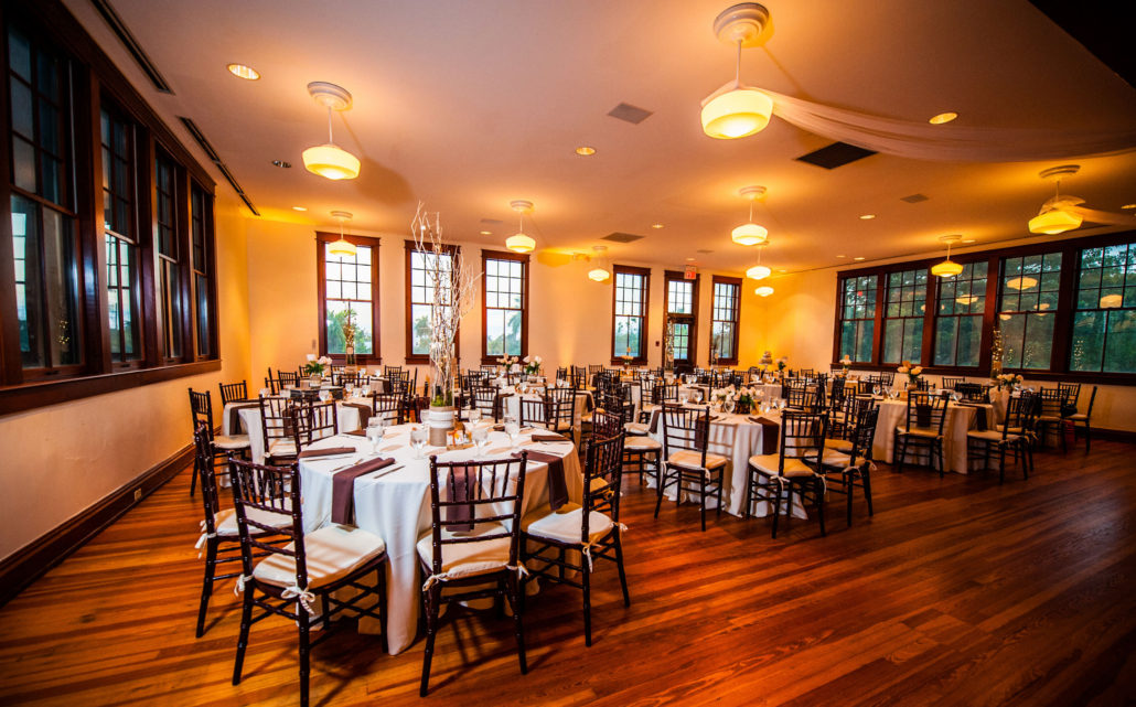 The Old Davie School houses a multitude of events, including weddings, where many times the reception is held in the top story of the schoolhouse.
