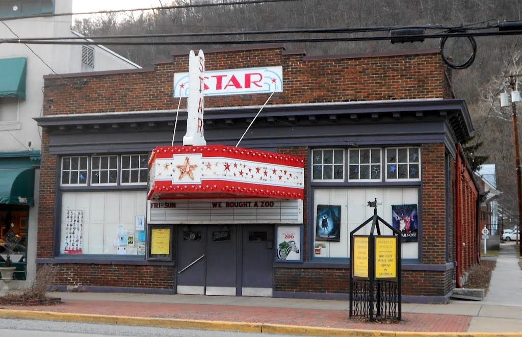 This building is over a century old and has served as a movie theater since the 1920s.