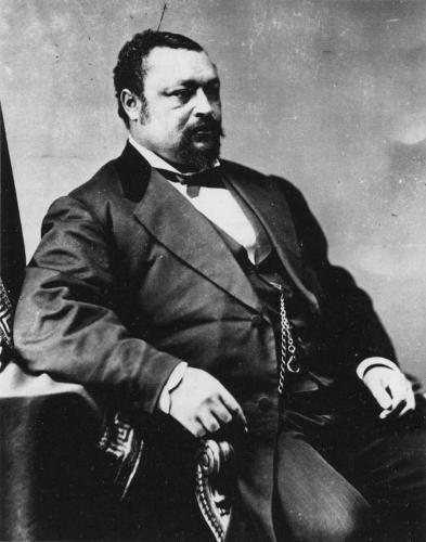 This image of Blanche Kelso Bruce is held by the Library of Congress.