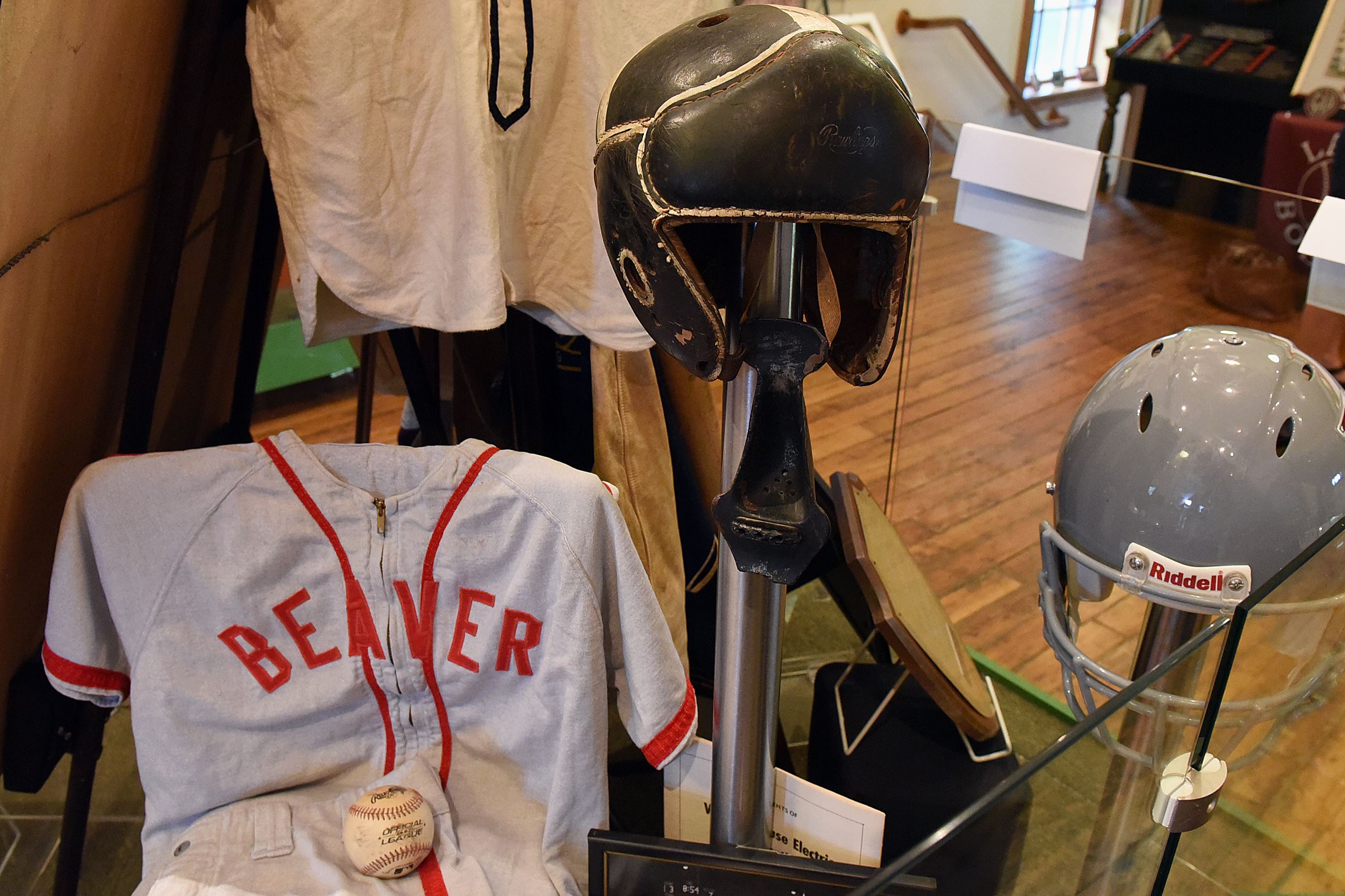 A local Beaver Area sports exhibit.