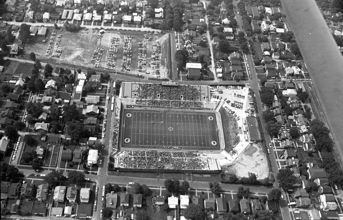 Fairfield Stadium, 1971. 