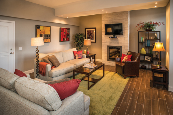 An example of one of the luxury apartments in the West Virginia Building