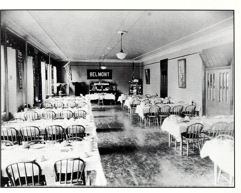 Stowe Dining Hall, c. 1886.