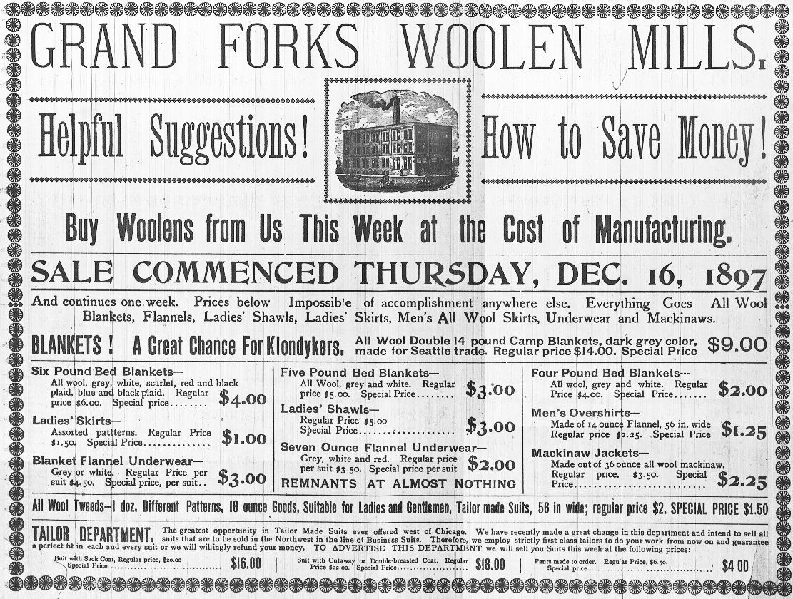 An 1897 ad for the mills
