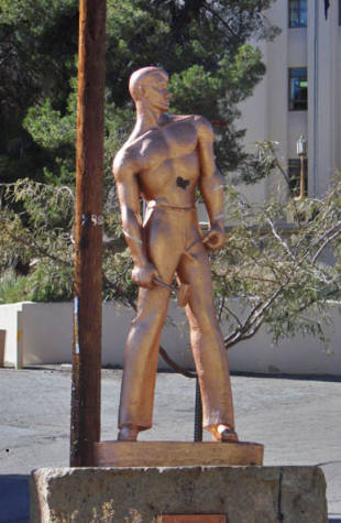 The Copper Miner from another angle. Photo courtesy of the University of Arizona