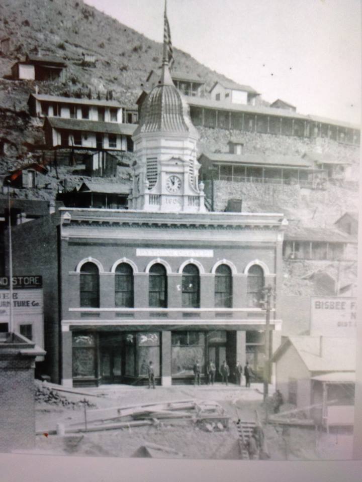 The Pythian Castle soon after it was completed in 1904. Courtesy of the Bisbee Mining & Historical Museum 