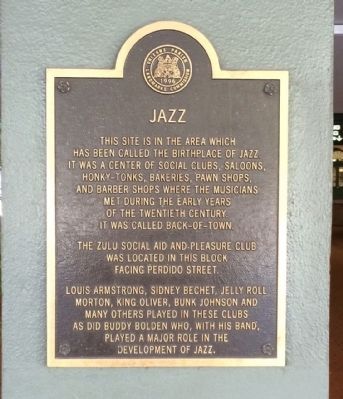 A close-up look at the historic marker