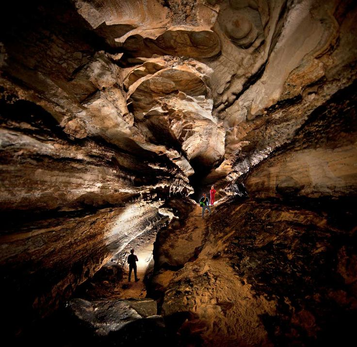 Scale of the Cave compared to a person