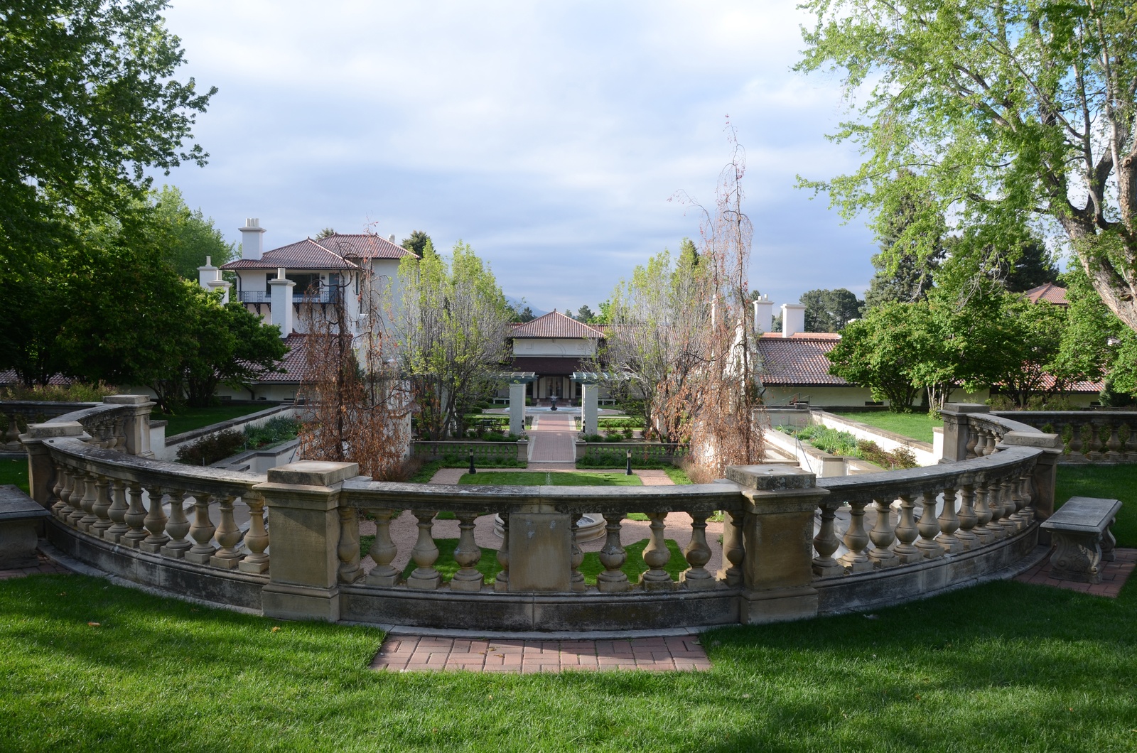 The estate gardens