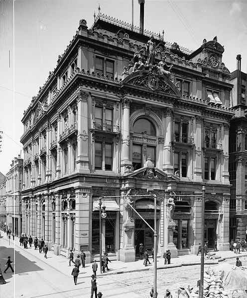 This ornate building was the Cotton Exchange's second home from 1883 to 1920 when it was demolished due to structural problems.