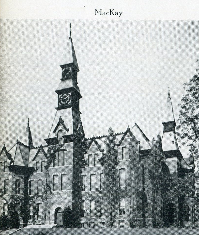 Mackay Hall after its completion