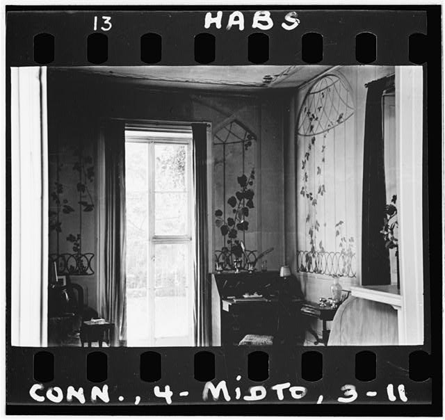 Inside the morning room (source: Library of Congress)