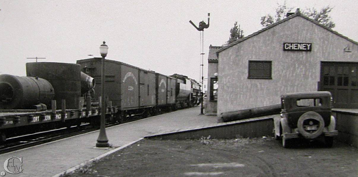 Freight end of the depot about 1930