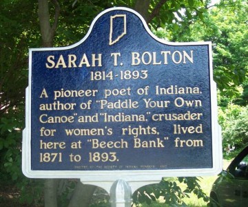 Sarah Bolton Historical Marker