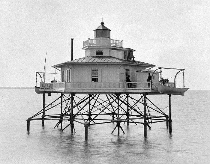 Screw-Pile Smith Point Lighthouse