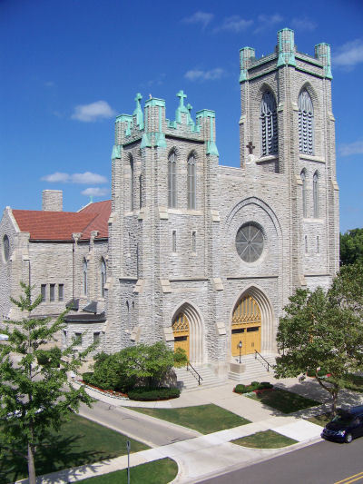 St. Mary Cathedral in Lansing, Michigan is listed on the National Register of Historic Places.