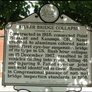 This historical detailing the history of the collapse was placed in 2006.