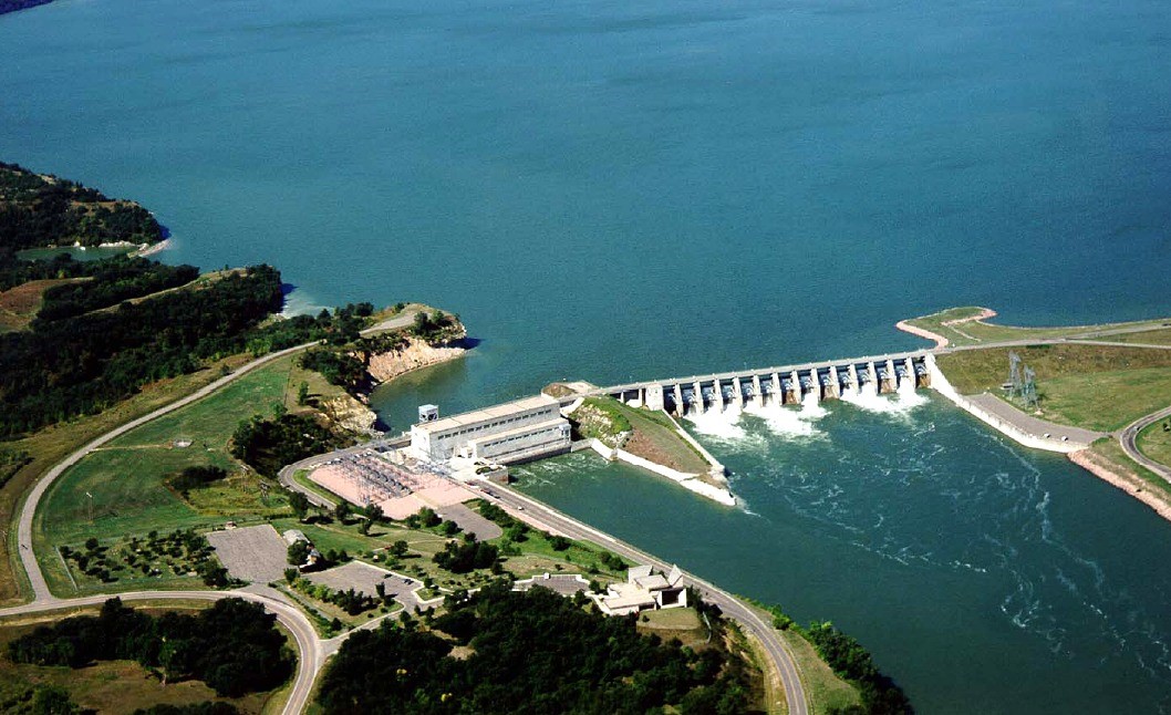 The image to the left shows Gavins Point Dam impounding Lewis and Clark Lake, home to Lewis and Clark Park which is a very popular recreational area in the region.