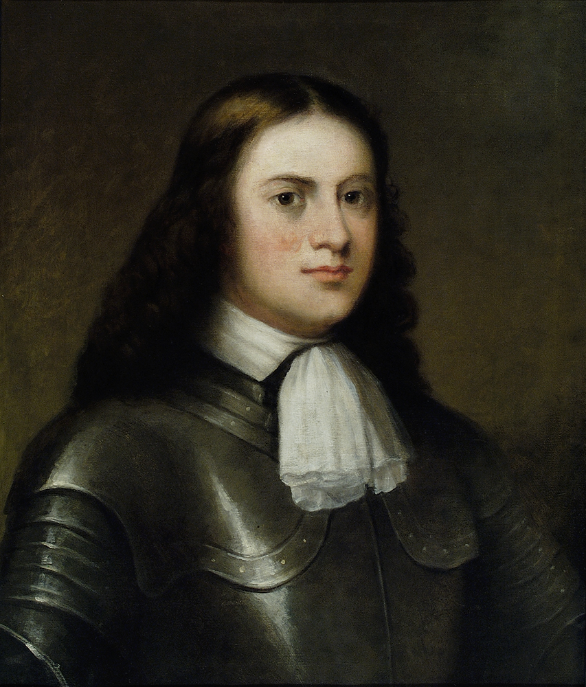 This rare portrait of William Penn came from his younger years, and its inscription says in Latin, "Peace is the goal of battle.” (statemuseumpa.org)