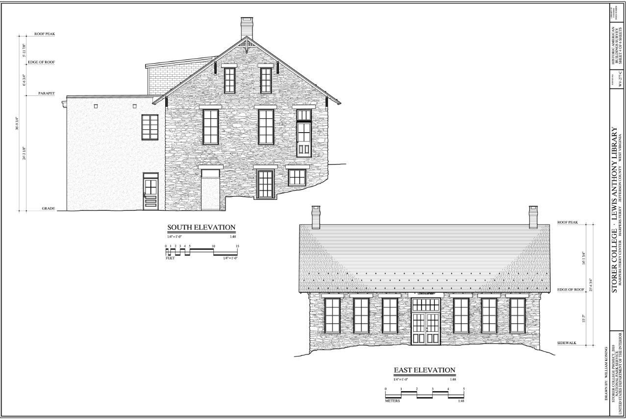 Building, House, Slope, Rectangle