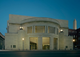 A view of the United States Holocaust Memorial Museum.