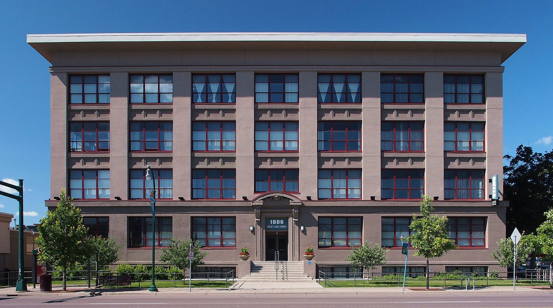 The former Buzza Company Building, now Buzza Lofts Uptown, was built in 1907.