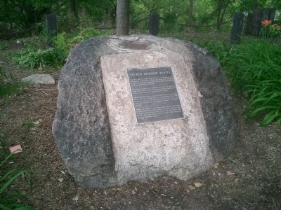 The Father Hennepin Bluffs marker. 