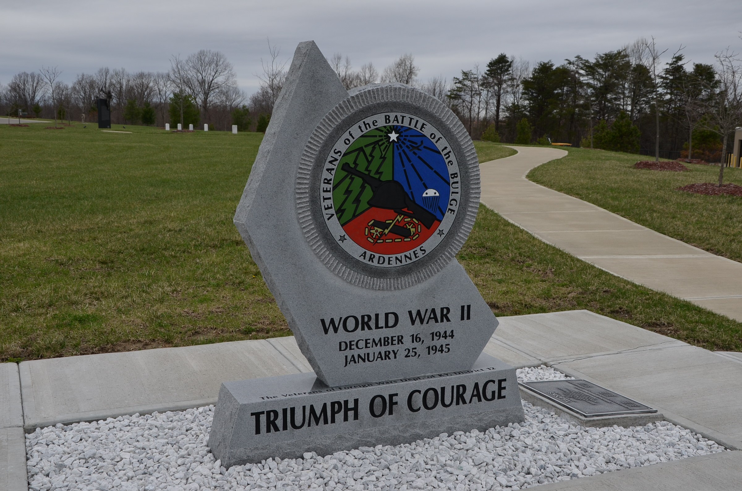 The Battle of the Bulge monument