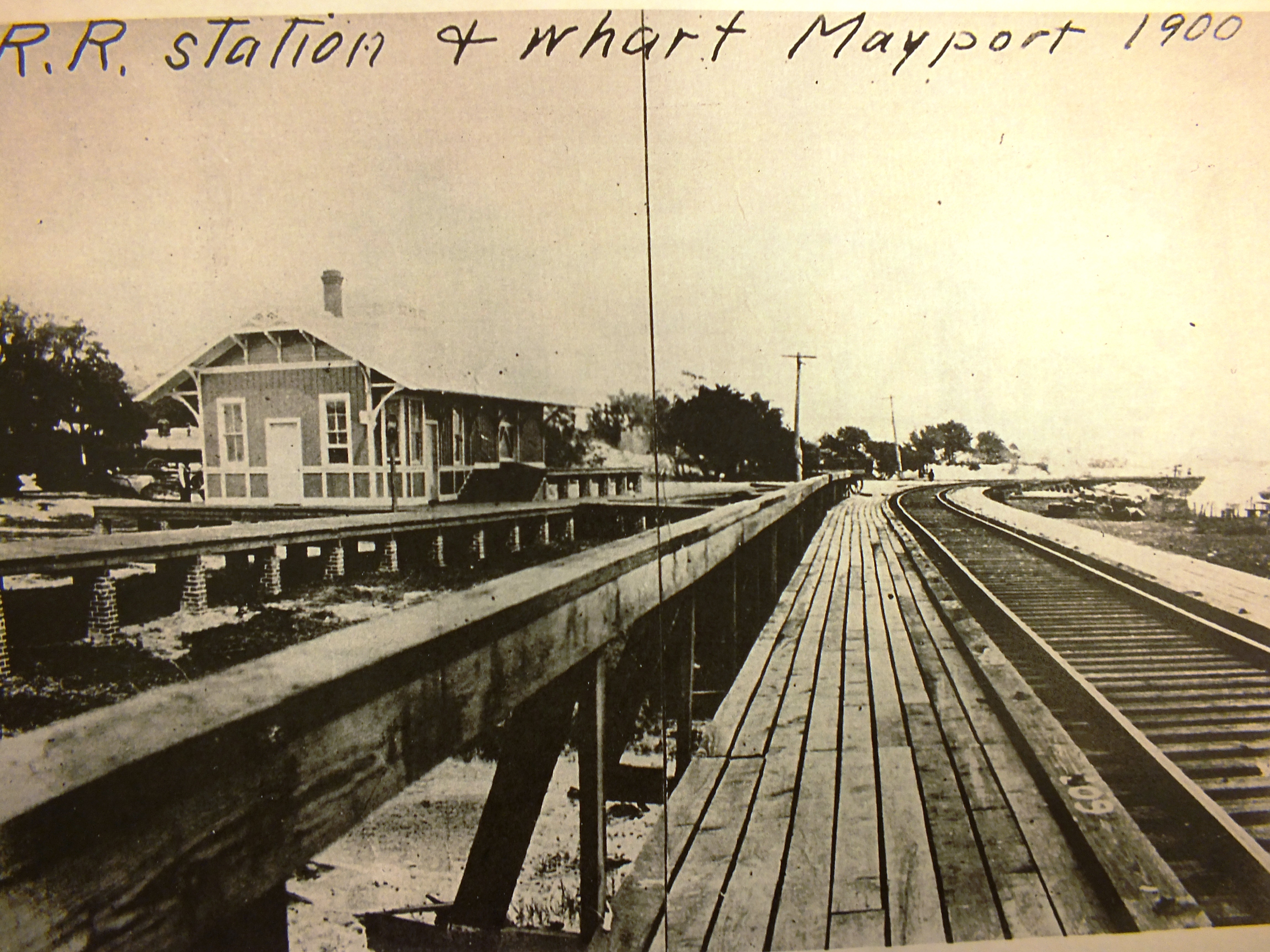 Depot in Mayport in 1900.