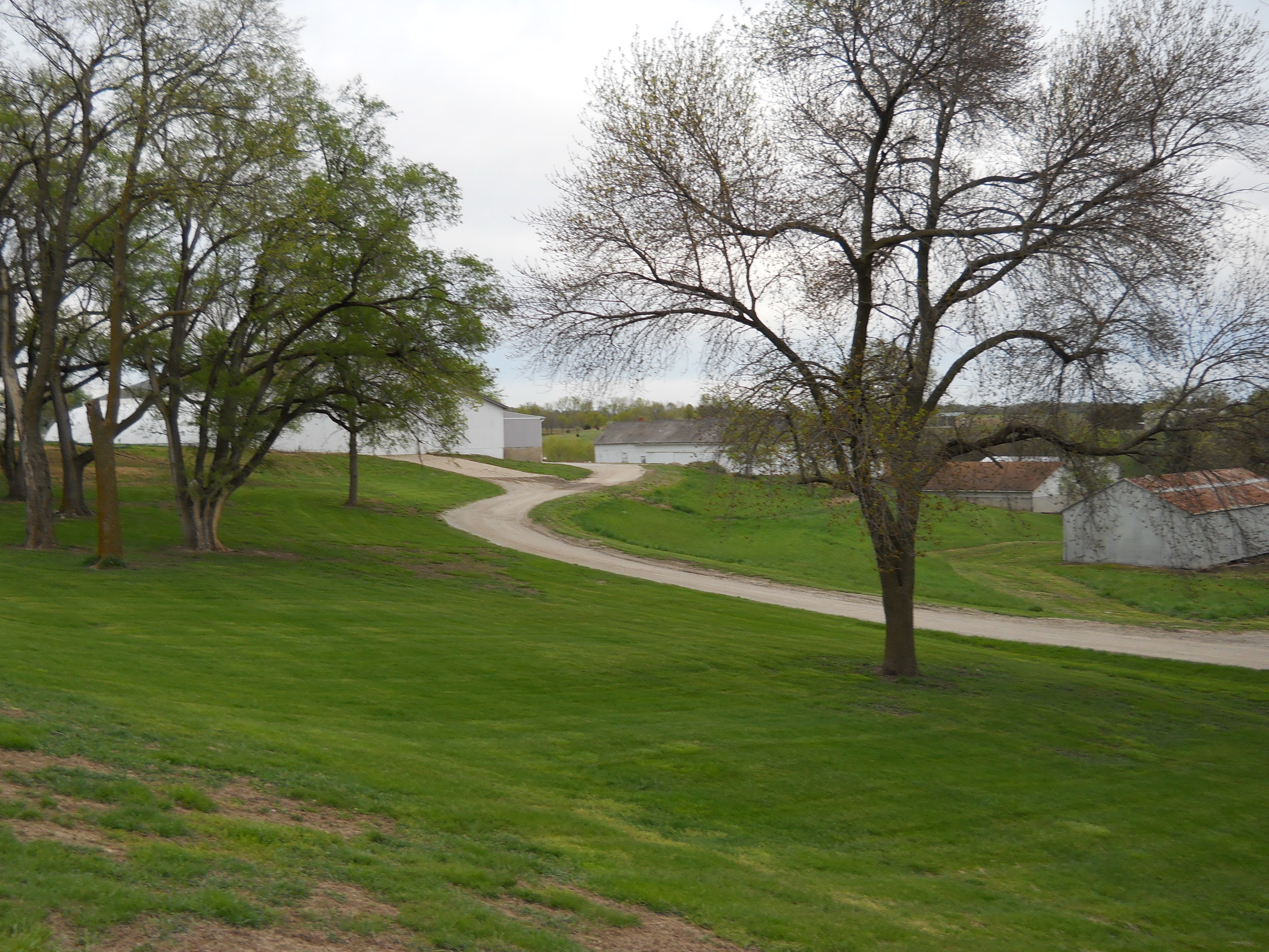 View of campus farm facing southeast. No longer in use.