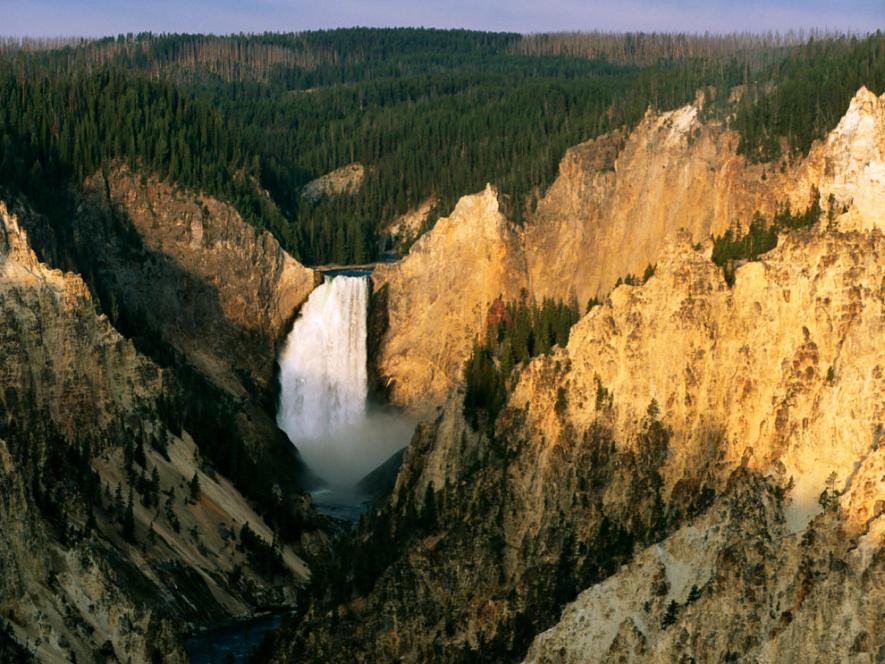Lower Yellowstone falls