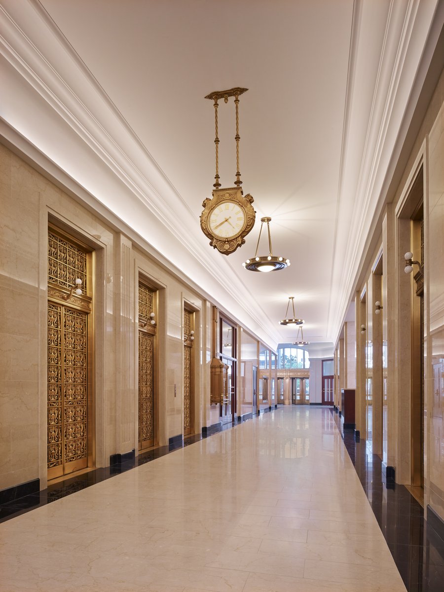 Inside the building after renovation