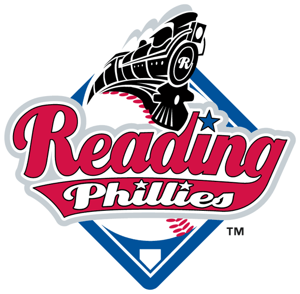 The Fightin Phils former team name, The Reading Phillies, team logo.