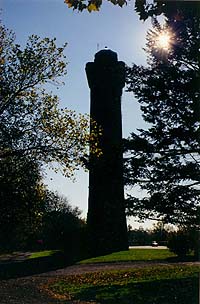 Picture of the tower on a beautiful sunny day