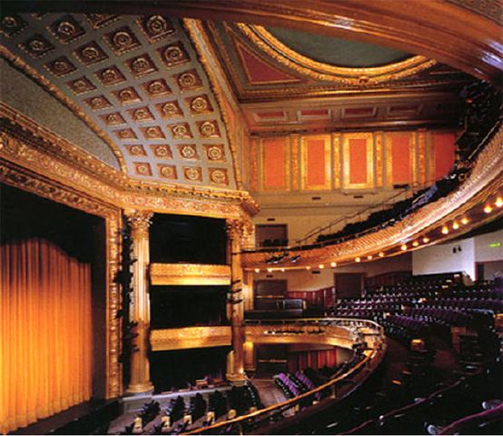 The theater's interior