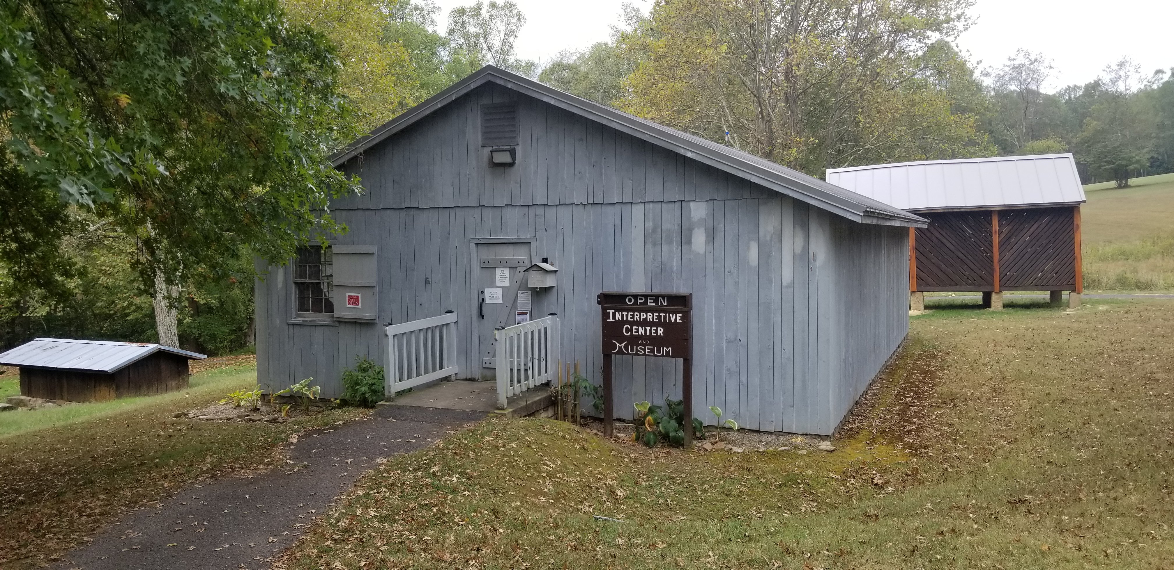 The Bulltown Interpretive Center and Museum Building